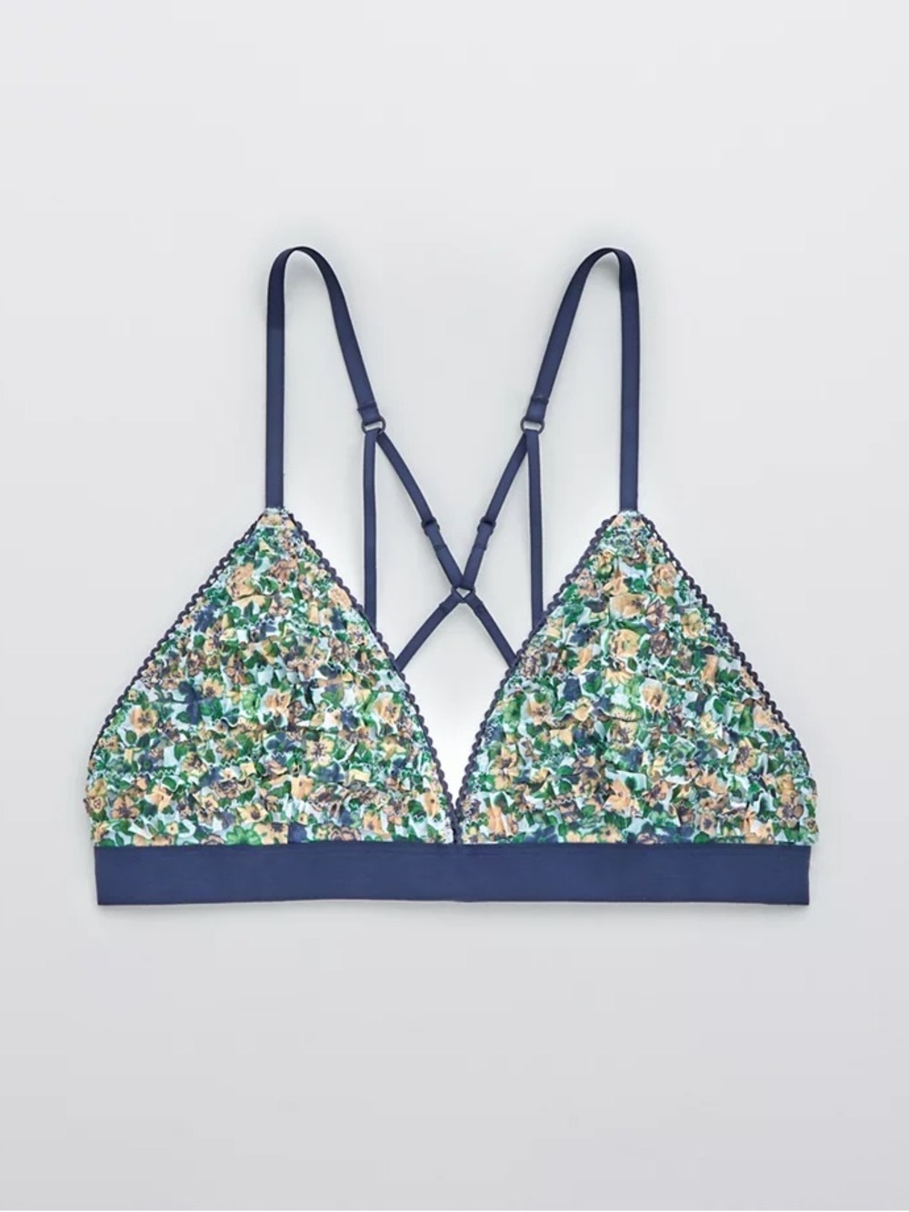 AERIE Floral Ruffle Bralette - Picture 9 of 10